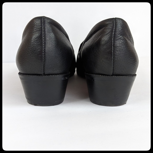 Kelsi Dagger (Anthropologie) black leather loafers - Picture 4 of 5